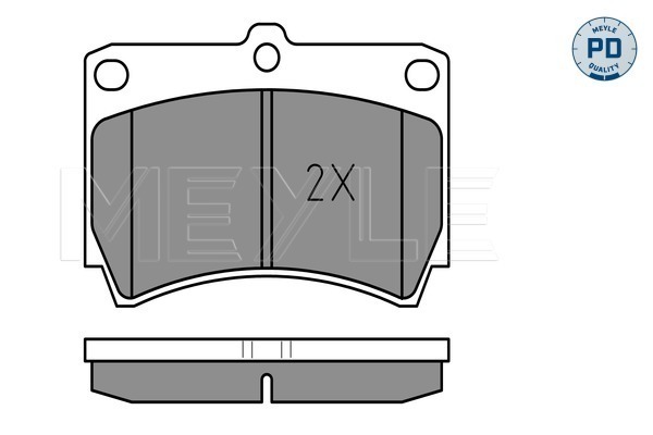Brake Pad Set, disc brake - 025 216 5415/PD MEYLE