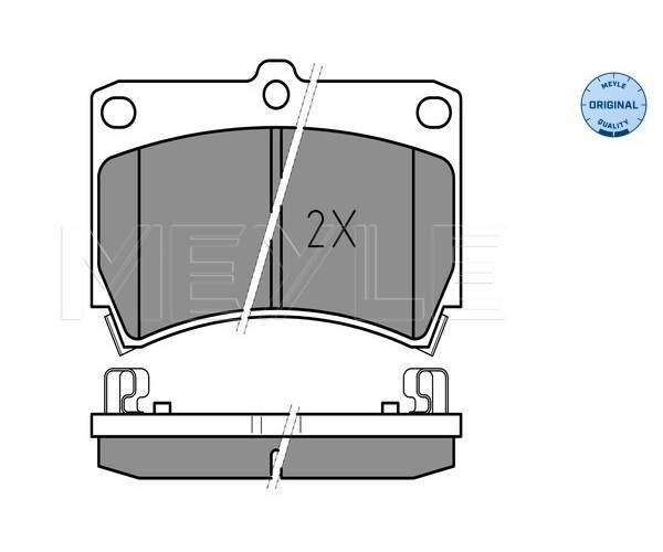 Brake Pad Set, disc brake - 025 216 5415/W MEYLE