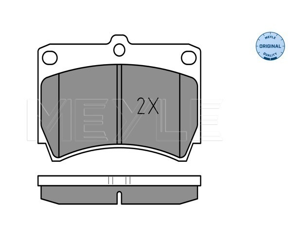 Brake Pad Set, disc brake - 025 216 5415/W MEYLE