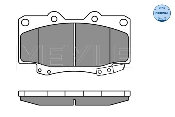 Brake Pad Set, disc brake - 025 216 7915/W MEYLE
