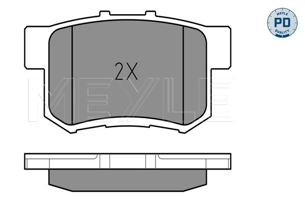 Brake Pad Set, disc brake - 025 217 1914/PD MEYLE