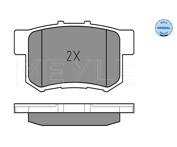 Brake Pad Set, disc brake - 025 217 1914/W MEYLE