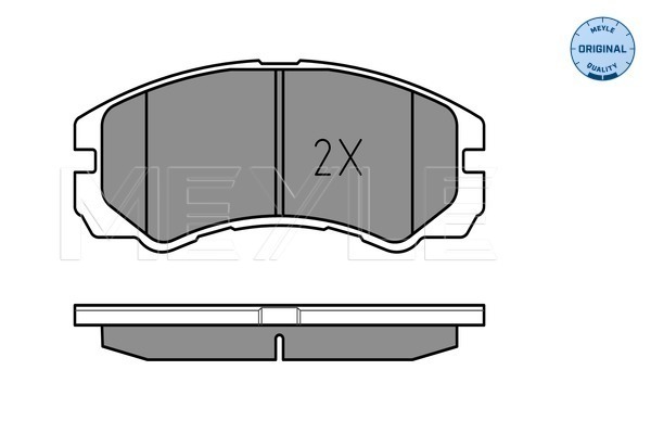 Brake Pad Set, disc brake - 025 218 4516/W MEYLE