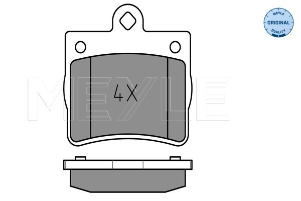 Brake Pad Set, disc brake - 025 219 0015 MEYLE