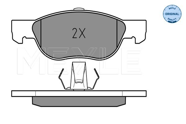 Brake Pad Set, disc brake - 025 219 2818 MEYLE