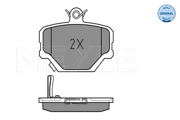 Brake Pad Set, disc brake - 025 219 9915 MEYLE