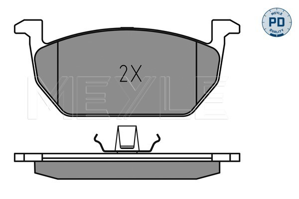 Brake Pad Set, disc brake - 025 220 3517/PD MEYLE
