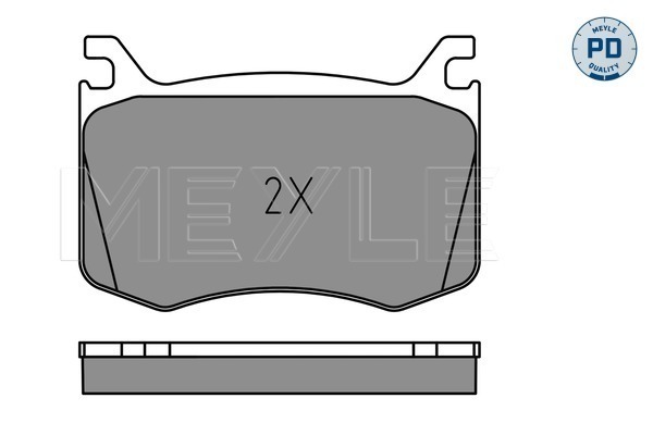 Brake Pad Set, disc brake - 025 220 9115/PD MEYLE
