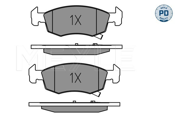 Brake Pad Set, disc brake - 025 221 4317/PD MEYLE