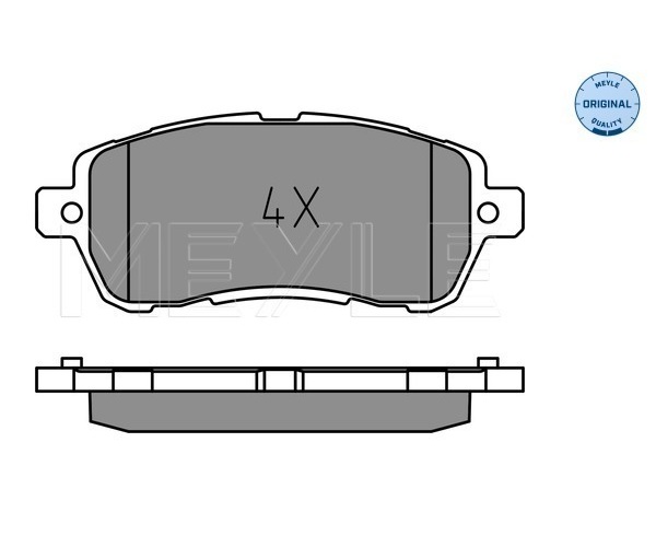 Brake Pad Set, disc brake - 025 221 9117 MEYLE