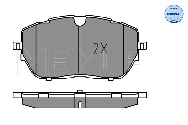 Brake Pad Set, disc brake - 025 222 1818 MEYLE