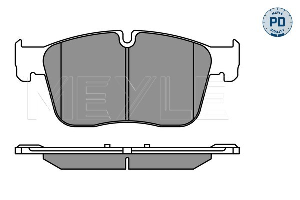 Brake Pad Set, disc brake - 025 223 0218/PD MEYLE