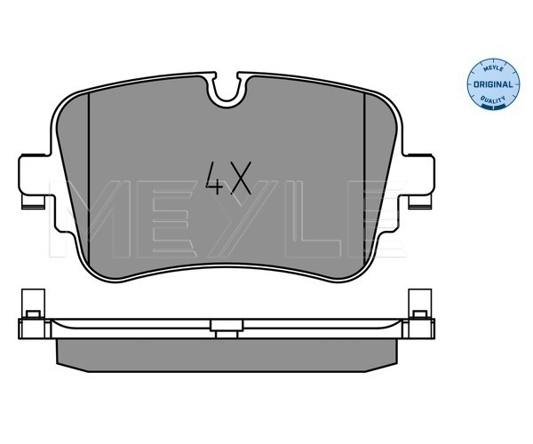 Brake Pad Set, disc brake - 025 223 0717 MEYLE