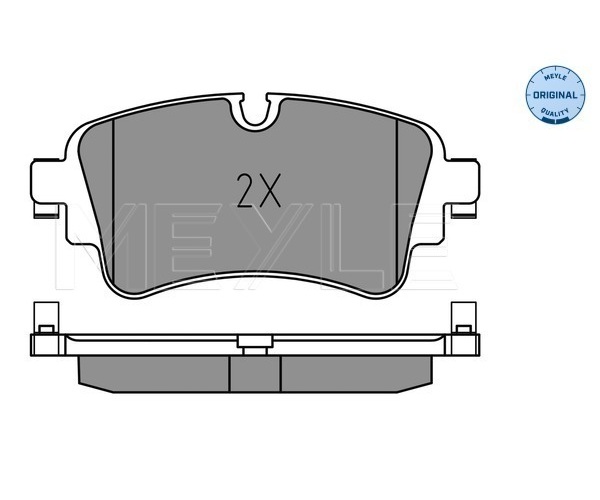 Brake Pad Set, disc brake - 025 223 0817 MEYLE