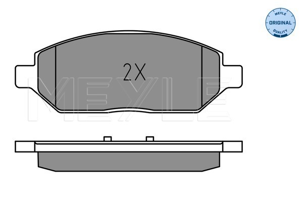 Brake Pad Set, disc brake - 025 223 2618 MEYLE