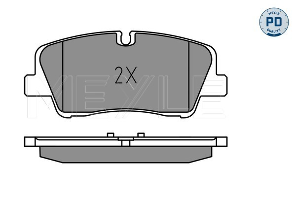 Brake Pad Set, disc brake - 025 223 7017/PD MEYLE