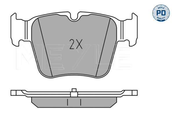 Brake Pad Set, disc brake - 025 224 2316/PD MEYLE