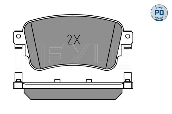 Brake Pad Set, disc brake - 025 225 8818/PD MEYLE