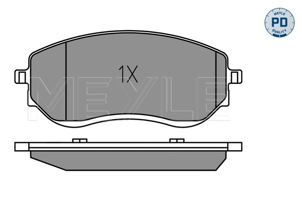 Brake Pad Set, disc brake - 025 226 6021/PD MEYLE