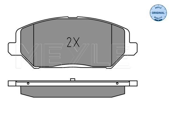 Brake Pad Set, disc brake - 025 228 0420 MEYLE