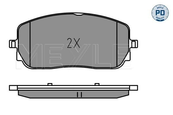 Brake Pad Set, disc brake - 025 229 4419/PD MEYLE