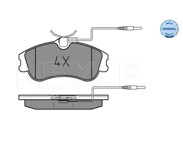 Brake Pad Set, disc brake - 025 231 2419/W MEYLE
