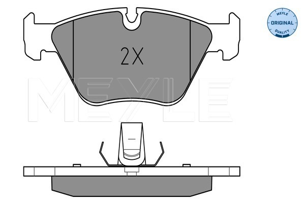 Brake Pad Set, disc brake - 025 231 8320 MEYLE