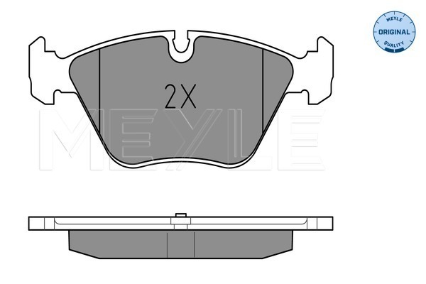Brake Pad Set, disc brake - 025 231 8320 MEYLE