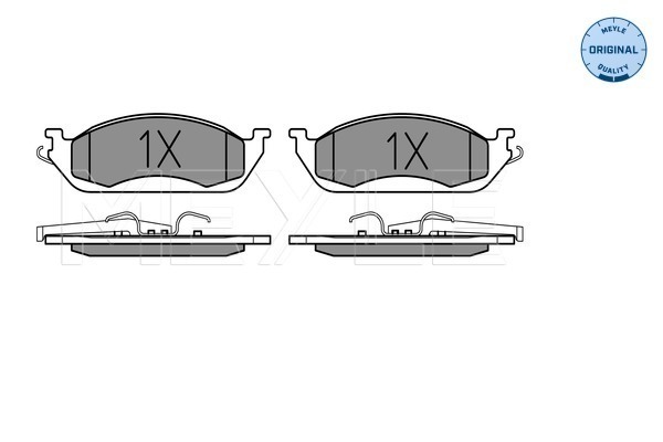 Brake Pad Set, disc brake - 025 231 9317/W MEYLE