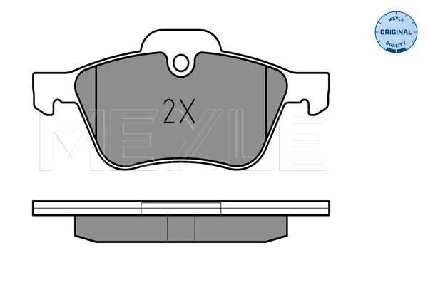 Brake Pad Set, disc brake - 025 232 8118 MEYLE