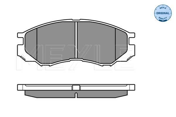 Brake Pad Set, disc brake - 025 232 9015/W MEYLE