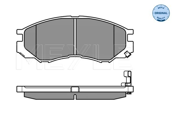 Brake Pad Set, disc brake - 025 232 9015/W MEYLE