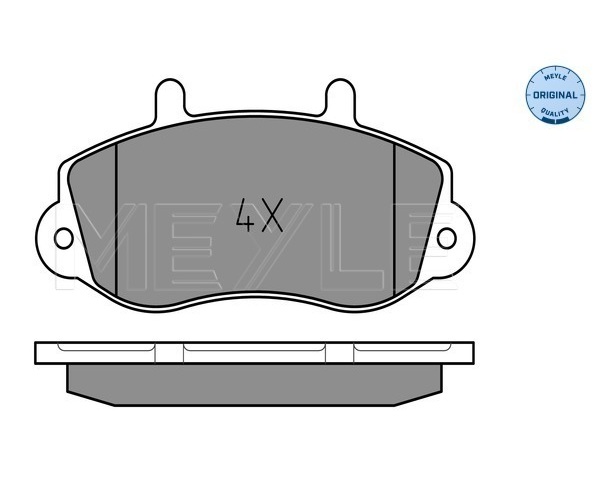 Brake Pad Set, disc brake - 025 233 0218 MEYLE