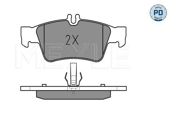 Brake Pad Set, disc brake - 025 233 3416/PD MEYLE