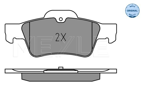 Brake Pad Set, disc brake - 025 233 3516 MEYLE
