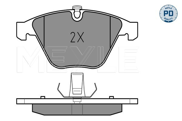 Brake Pad Set, disc brake - 025 233 4720/PD MEYLE