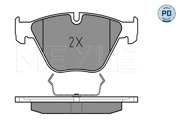 Brake Pad Set, disc brake - 025 233 4720/PD MEYLE