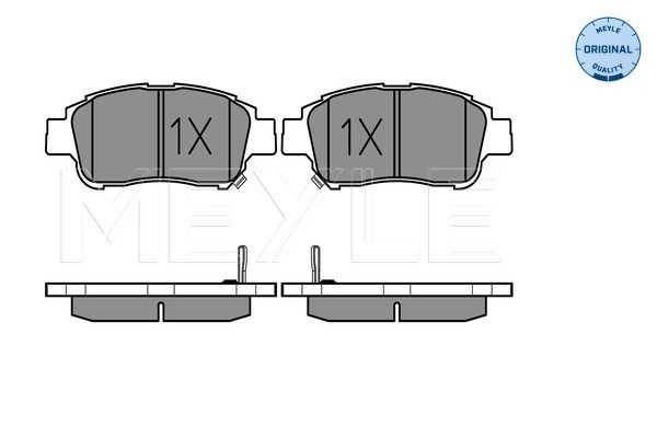 Brake Pad Set, disc brake - 025 233 4816/W MEYLE