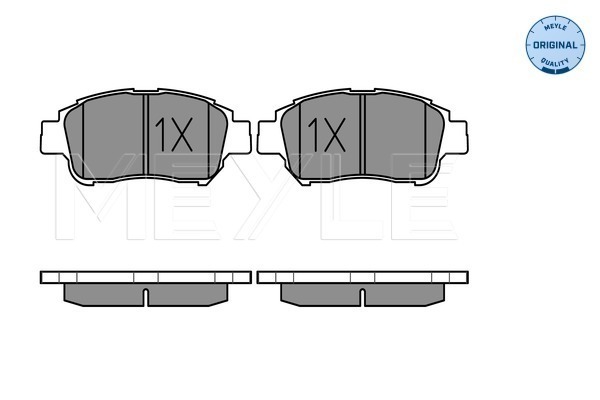 Brake Pad Set, disc brake - 025 233 4816/W MEYLE