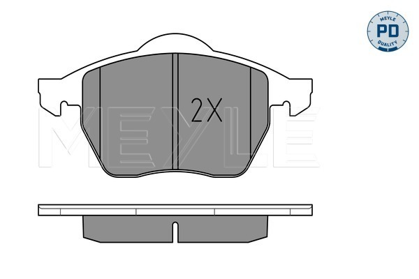 Brake Pad Set, disc brake - 025 233 9219/PD MEYLE