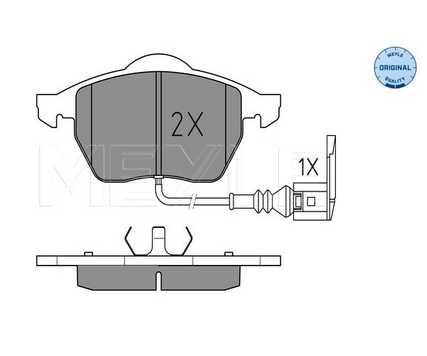 Brake Pad Set, disc brake - 025 233 9219/W MEYLE