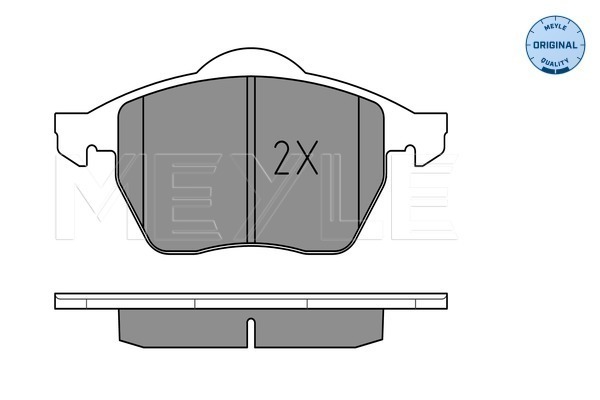 Brake Pad Set, disc brake - 025 233 9219/W MEYLE