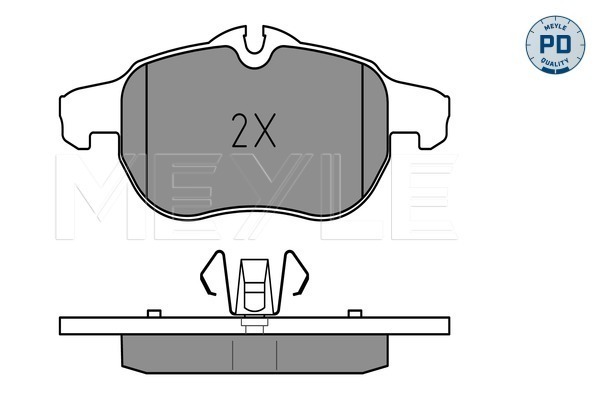 Brake Pad Set, disc brake - 025 234 0220/PD MEYLE