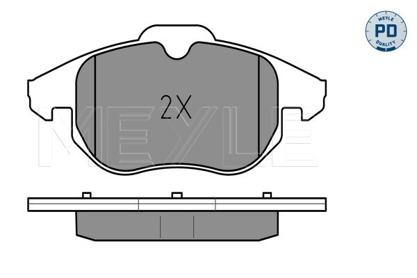 Brake Pad Set, disc brake - 025 234 0220/PD MEYLE