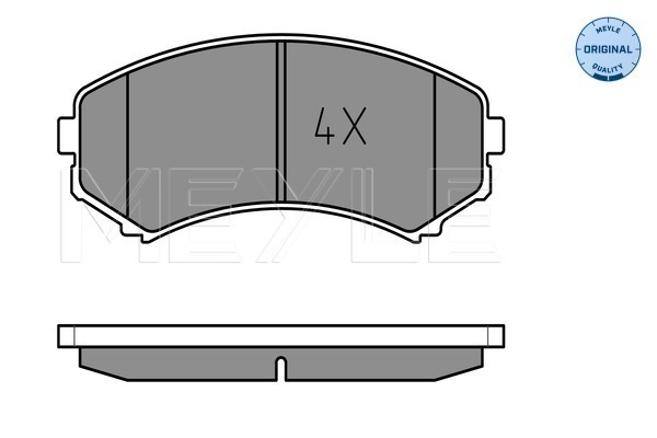 Brake Pad Set, disc brake - 025 234 8816/W MEYLE