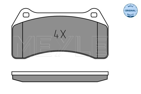 Brake Pad Set, disc brake - 025 234 8916 MEYLE