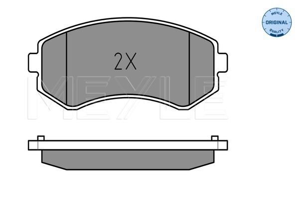Brake Pad Set, disc brake - 025 235 0216/W MEYLE