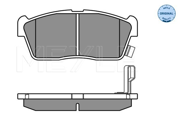 Brake Pad Set, disc brake - 025 235 0715 MEYLE