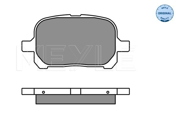Brake Pad Set, disc brake - 025 235 1317 MEYLE
