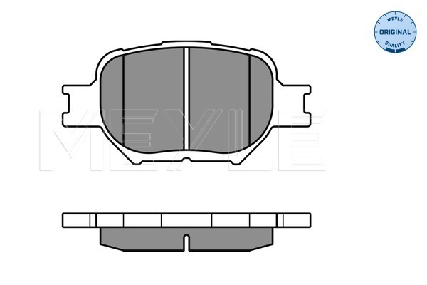 Brake Pad Set, disc brake - 025 235 2617 MEYLE